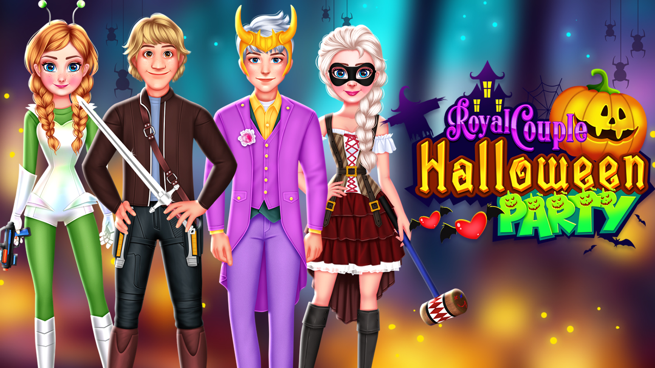 Image Royal Couple Halloween Party